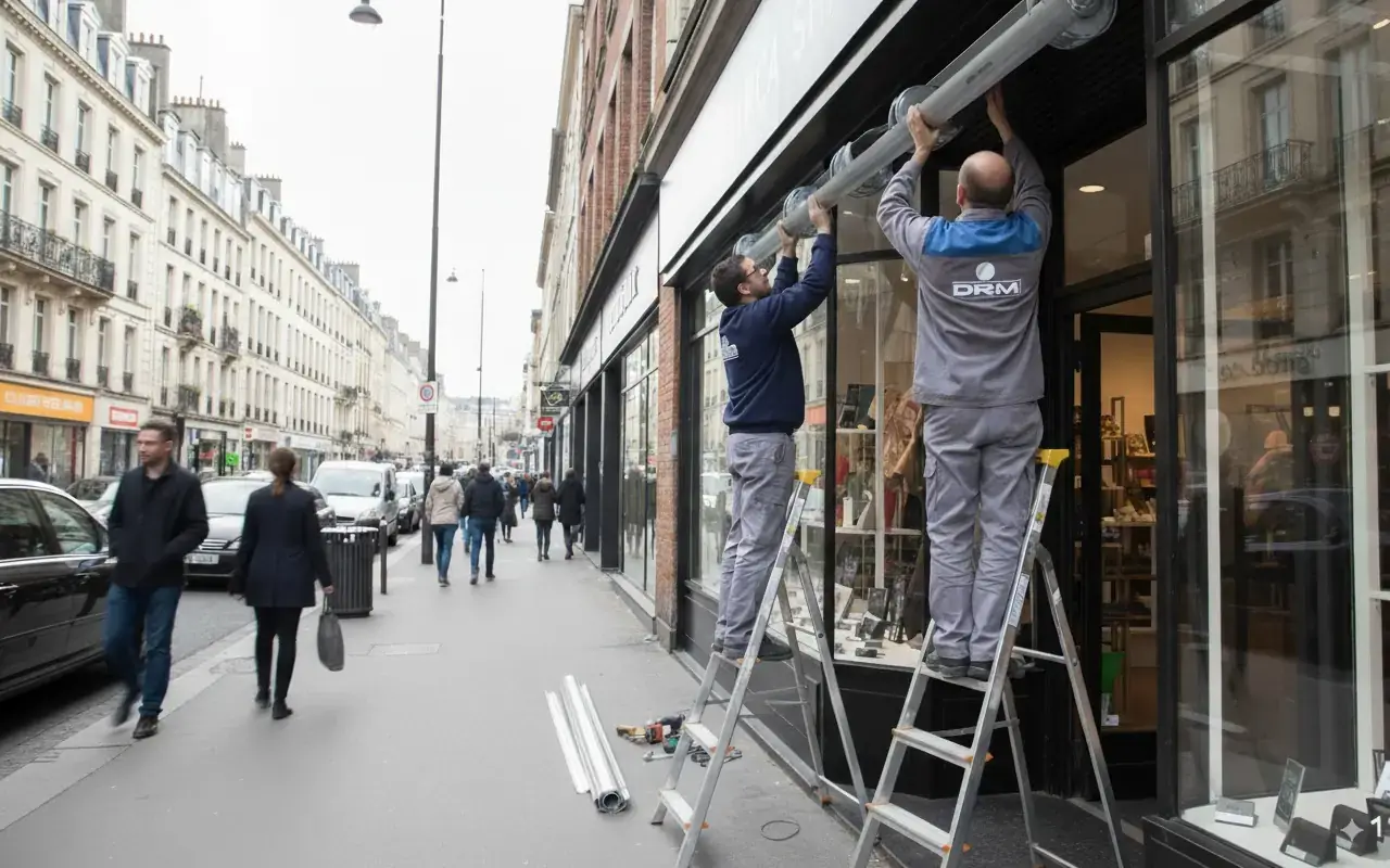 Installation rideau métallique sur-mesure Cannes